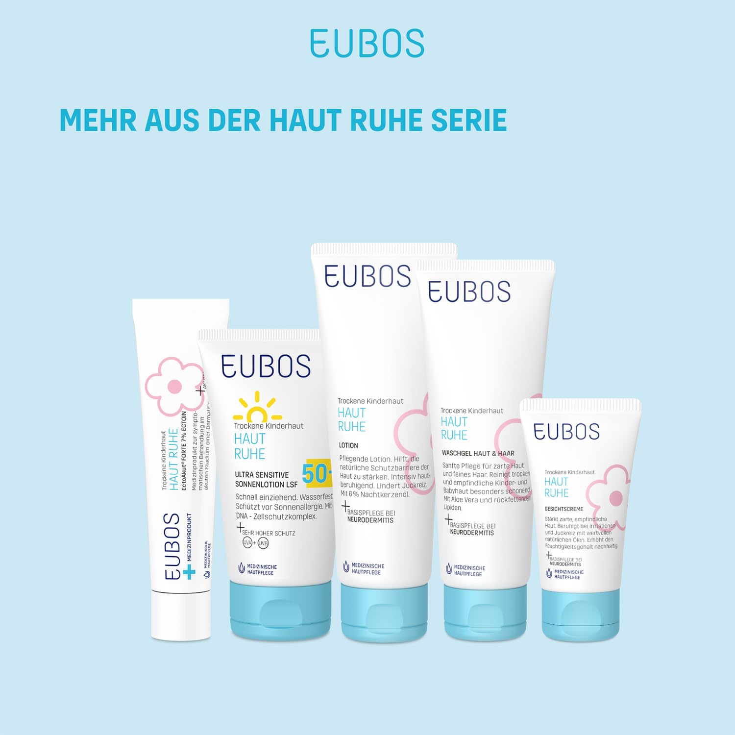 EUBOS Kinder Haut Ruhe Lotion, 125 ml Lotion