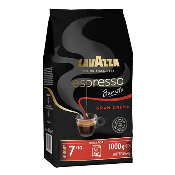 Lavazza, Espresso Barista Intenso, ganze Arabica und Robusta Kaffeebohnen, mit Kakao- und Holzaromen, für einen intensiven Kaffee, Intensität 9/10, mittlere Röstung, 1 kg Packung