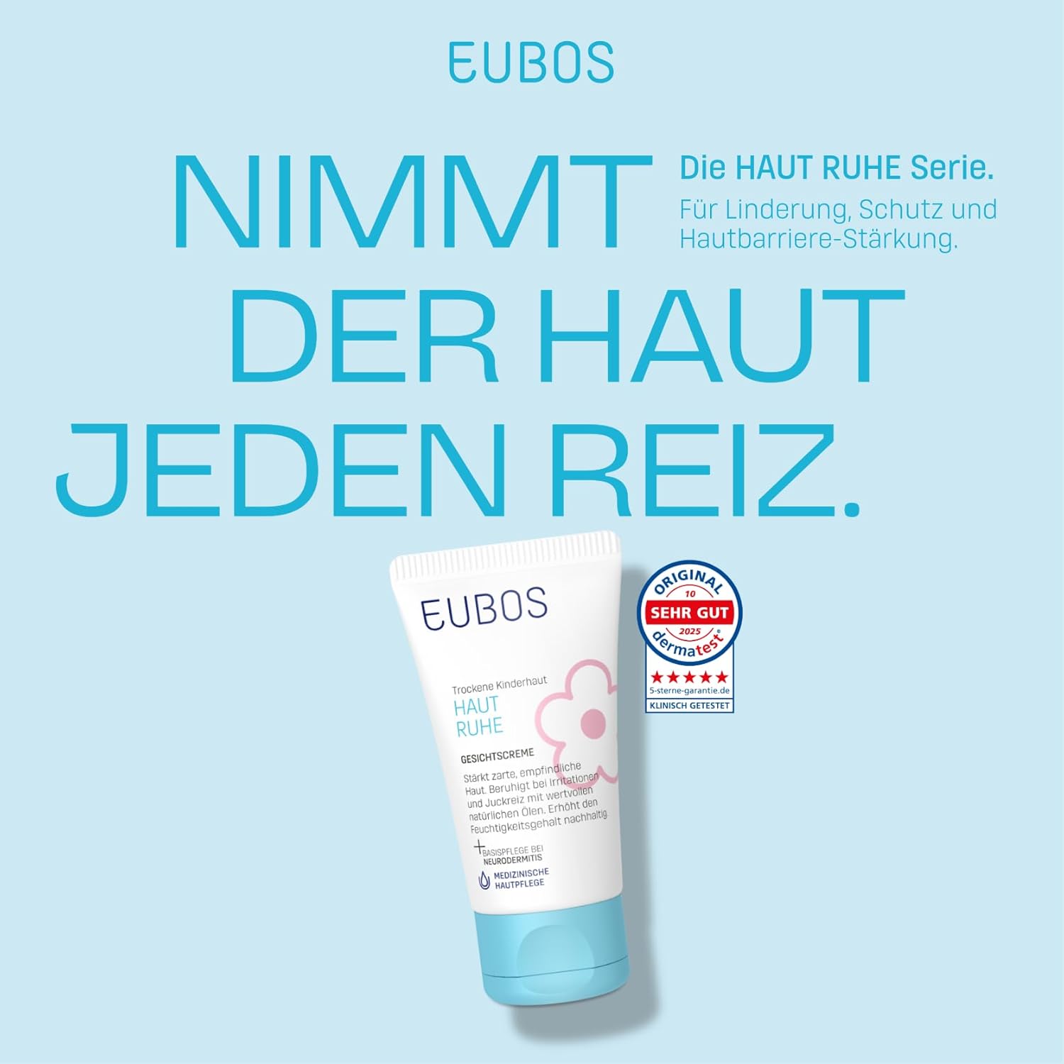 EUBOS Kinder Haut Ruhe Lotion, 125 ml Lotion