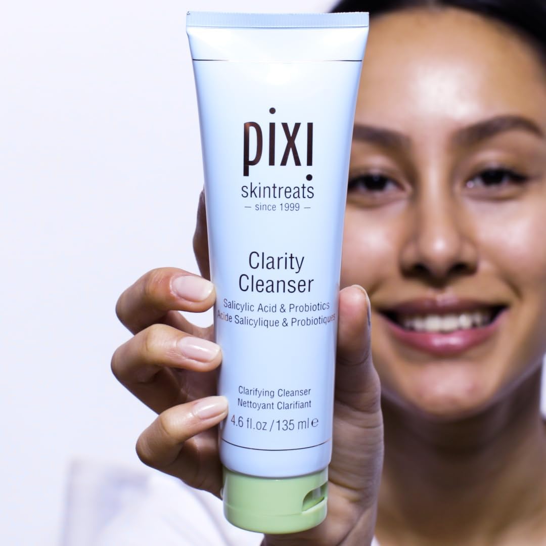 Pixi Beauty Clarity Cleanser | Gentle & Effective Facial Cleanser | Helps Minimize Pores | Promote A Clearer, Healthier Complexion | 4.6 Fl Oz