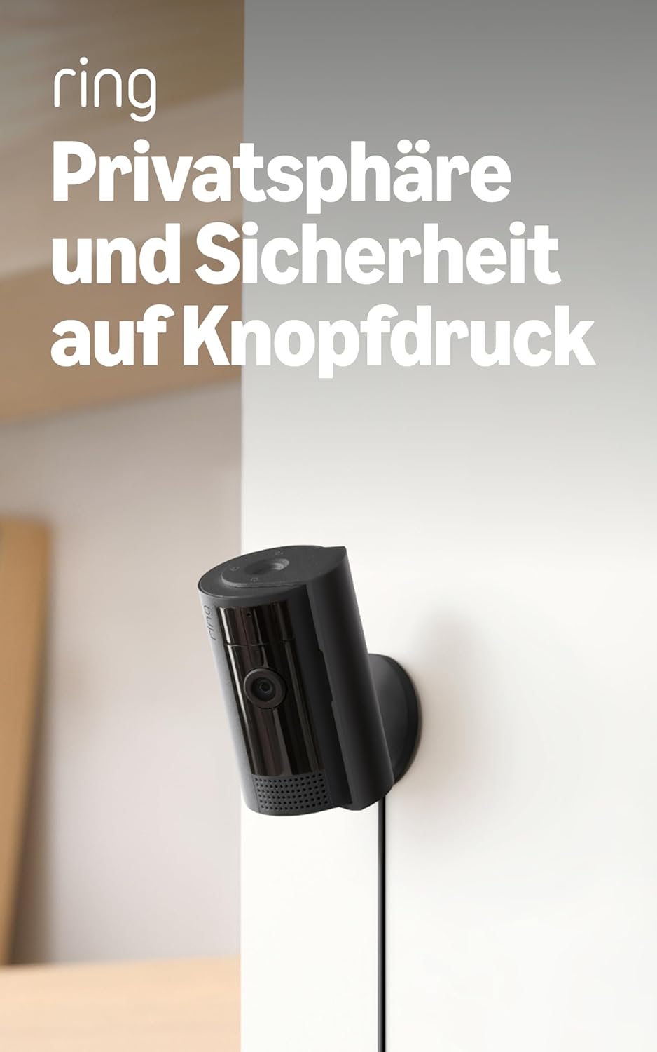 Ring Innenkamera (Indoor Camera 2. Gen.) | Überwachungskamera für den Innenbereich | 1080p-HD-Video, Privatsphäre-Sichtschutz, WLAN, ideal für Haustiere | Mini Sicherheitskamera zur Selbstinstallation