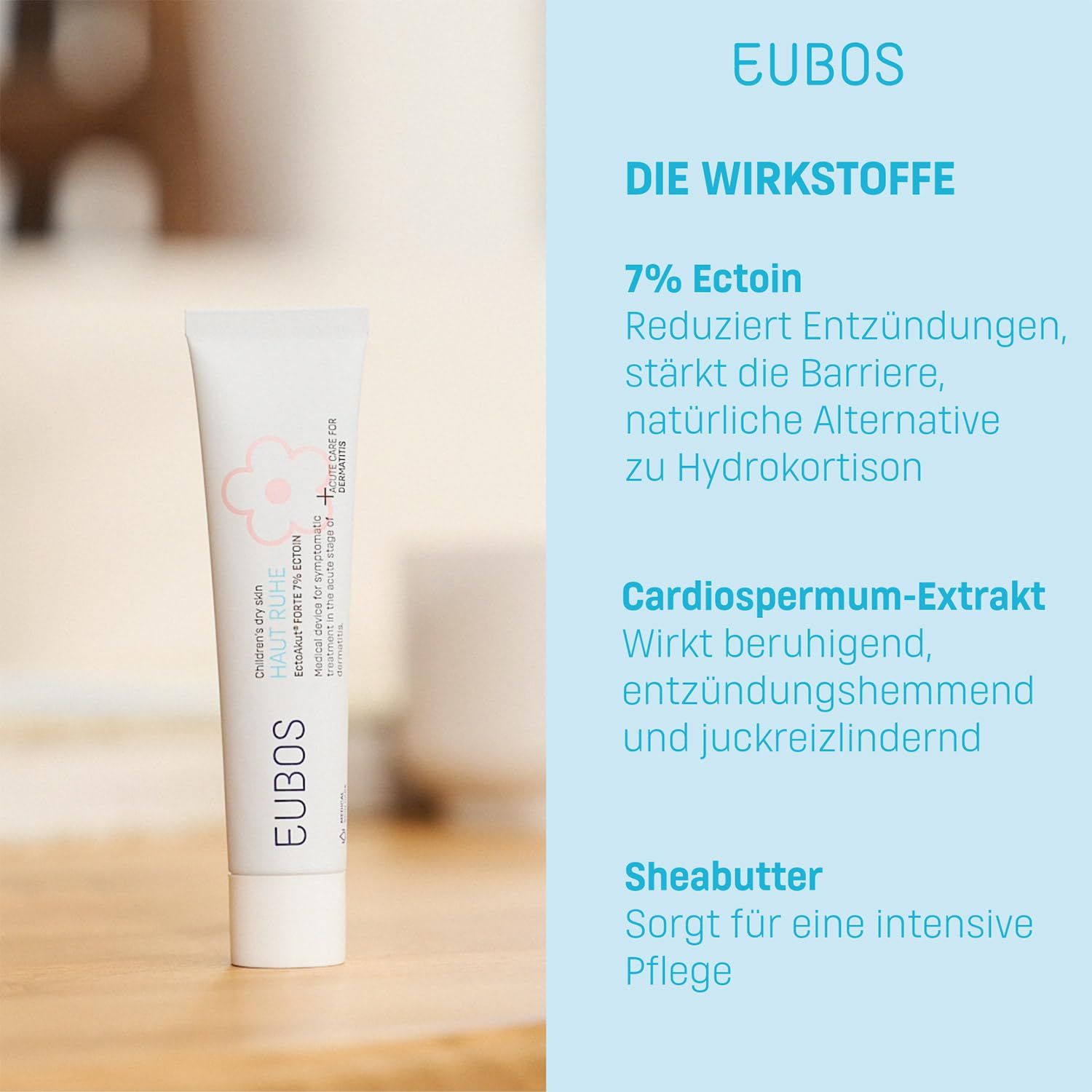 EUBOS Kinder Haut Ruhe Lotion, 125 ml Lotion