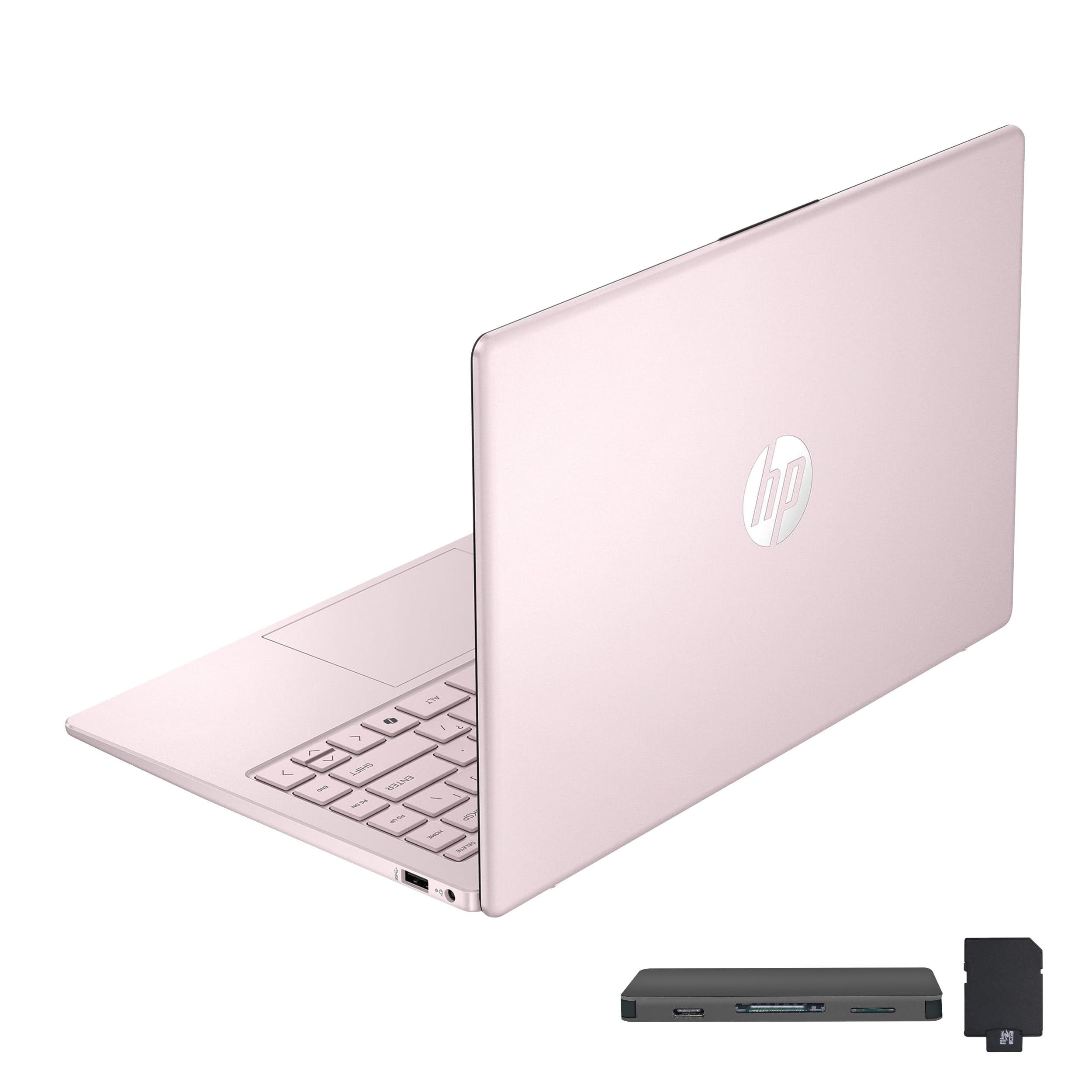 HP Stream 14" HD BrightView Laptop, Intel Celeron N4120, 16GB RAM, 288GB Storage (128GB UFS + 160GB Docking Station Set), Intel UHD Graphics, 720p Webcam, Wi-Fi, 1 Year Office 365, Win 11S, Silver