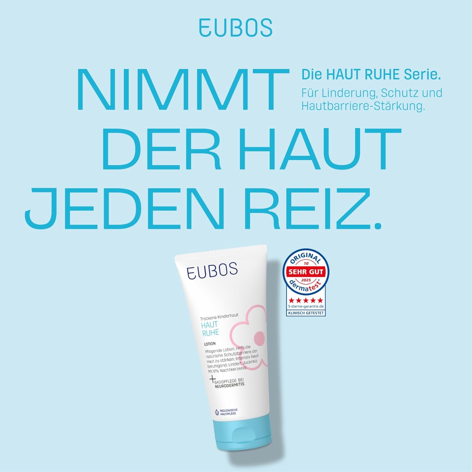 EUBOS Kinder Haut Ruhe Lotion, 125 ml Lotion
