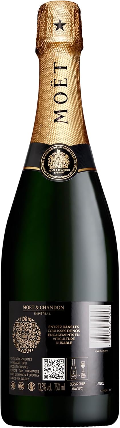 Moët & Chandon Impérial Brut Champagner, 75cl, in Geschenkbox | Ikone aus der Champagne | Elegant, frisch & fruchtig | Feine Perlage | Harmonische Balance