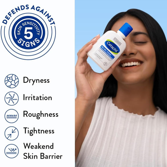 Cetaphil Oily Skin Cleanser, Face & Body Wash for Men & Women, Combination to Oily and Sensitive Skin, Unscented, 236ml