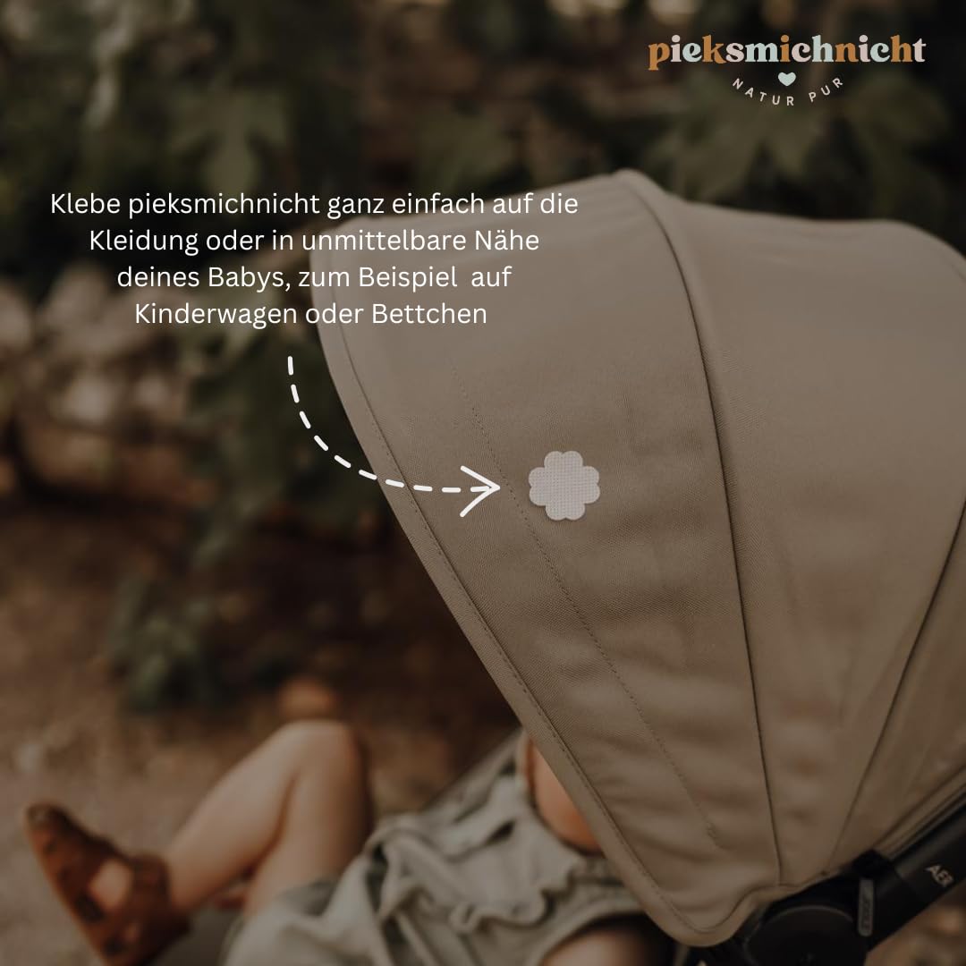 Pflanzliche Anti-Mücken-Aufkleber für Babys und Kinder Mückenschutz Insektenschutz Mückensticker Patches Pflaster DEET frei (Cool Kids Club)