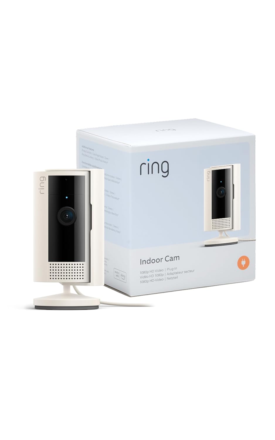 Ring Innenkamera (Indoor Camera 2. Gen.) | Überwachungskamera für den Innenbereich | 1080p-HD-Video, Privatsphäre-Sichtschutz, WLAN, ideal für Haustiere | Mini Sicherheitskamera zur Selbstinstallation