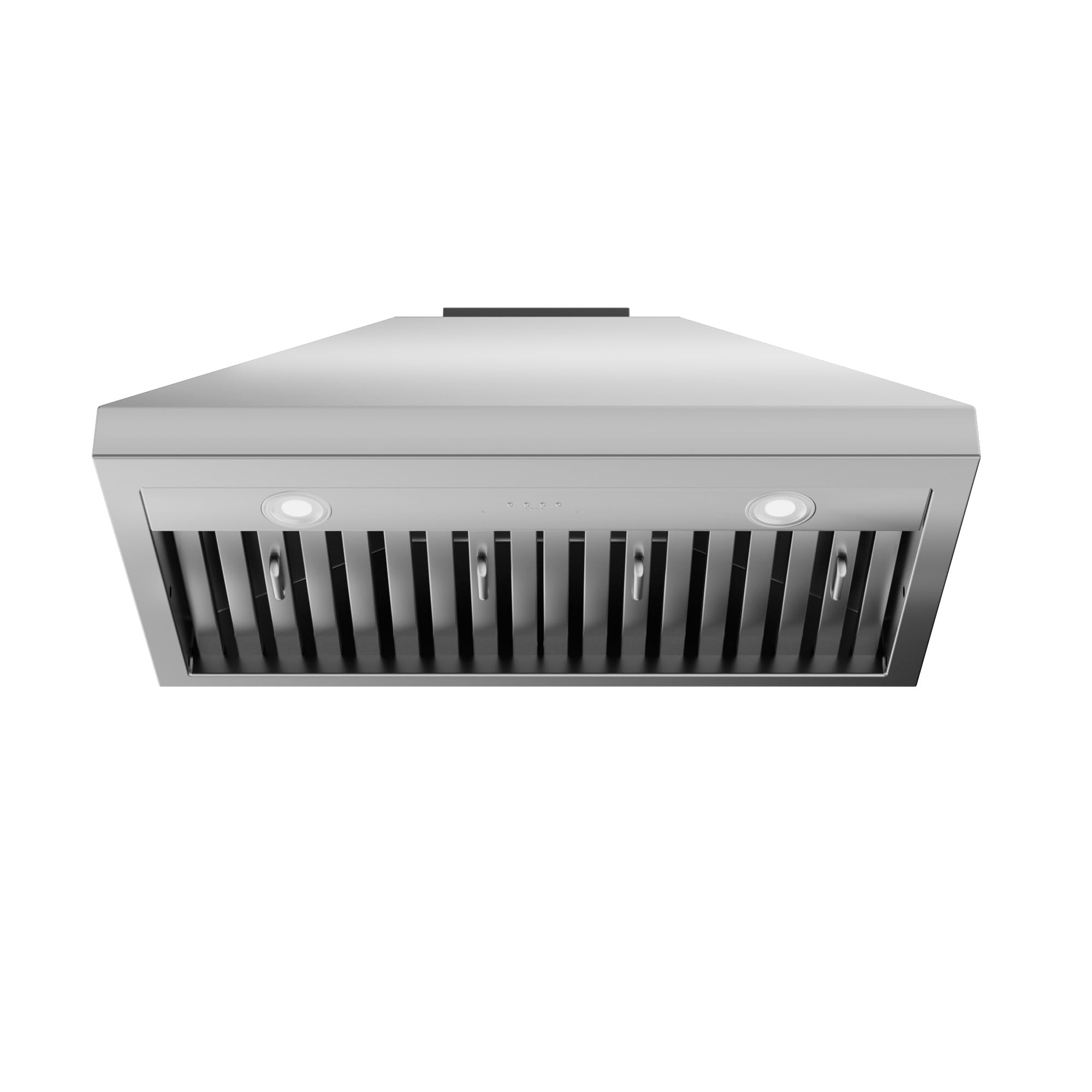 CT Copper Tailor Built-in Range Hood Insert Vent 48 Inch, 1150 CFM with 4-Speed Fan, LED Light, Dishwasher-safe Baffle Filter,Stainless Steel