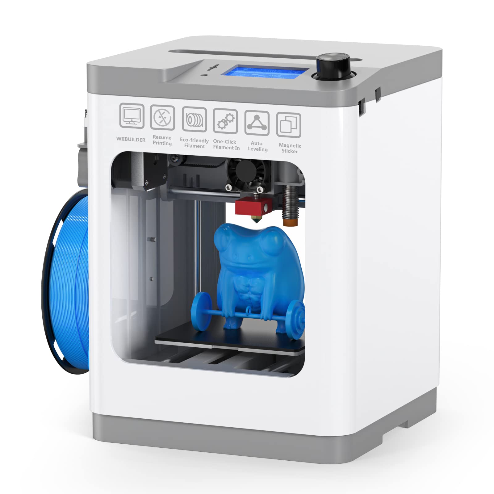 Entina Tina2C 3D Printer for Kids & Beginners, Fully Assembled Starter Mini 3D Printer, Start in 8 Mins, App & WiFi Control, Auto Leveling, 3000+ Model Library, 20+ Creative DIY Modules for STEM, Home