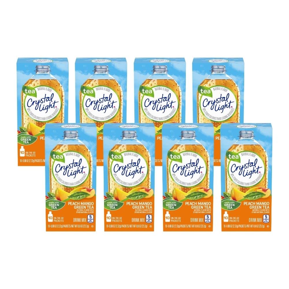 Crystal Light Pink Lemonade Drink Mix (8-Quart), 1.9-Ounce Canisters (Pack of 4)