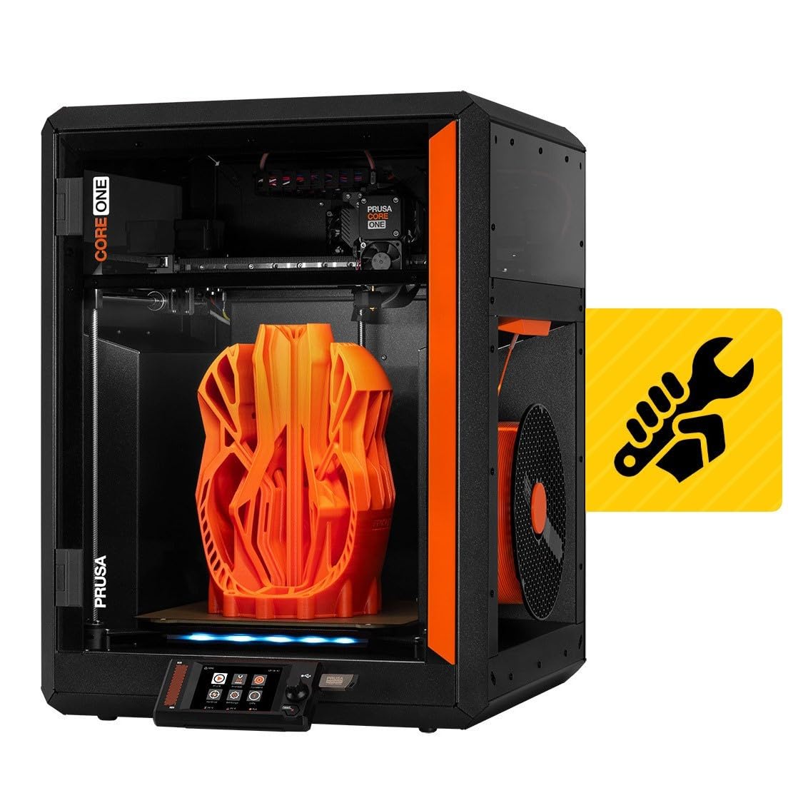 Original Prusa CORE One, Ready-to-use 3D Printer, Assembled and Tested, Removable Print Sheets, 1kg Prusament PLA Spool Included, Print Size 9.8 x 8.6 x 10.6 in