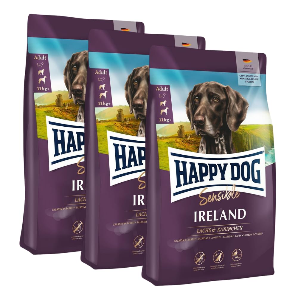 Happy Dog Sensible Neuseeland - M - Trockenfutter, Hundefutter - Geschmacksrichtung Lamm - 12,5kg