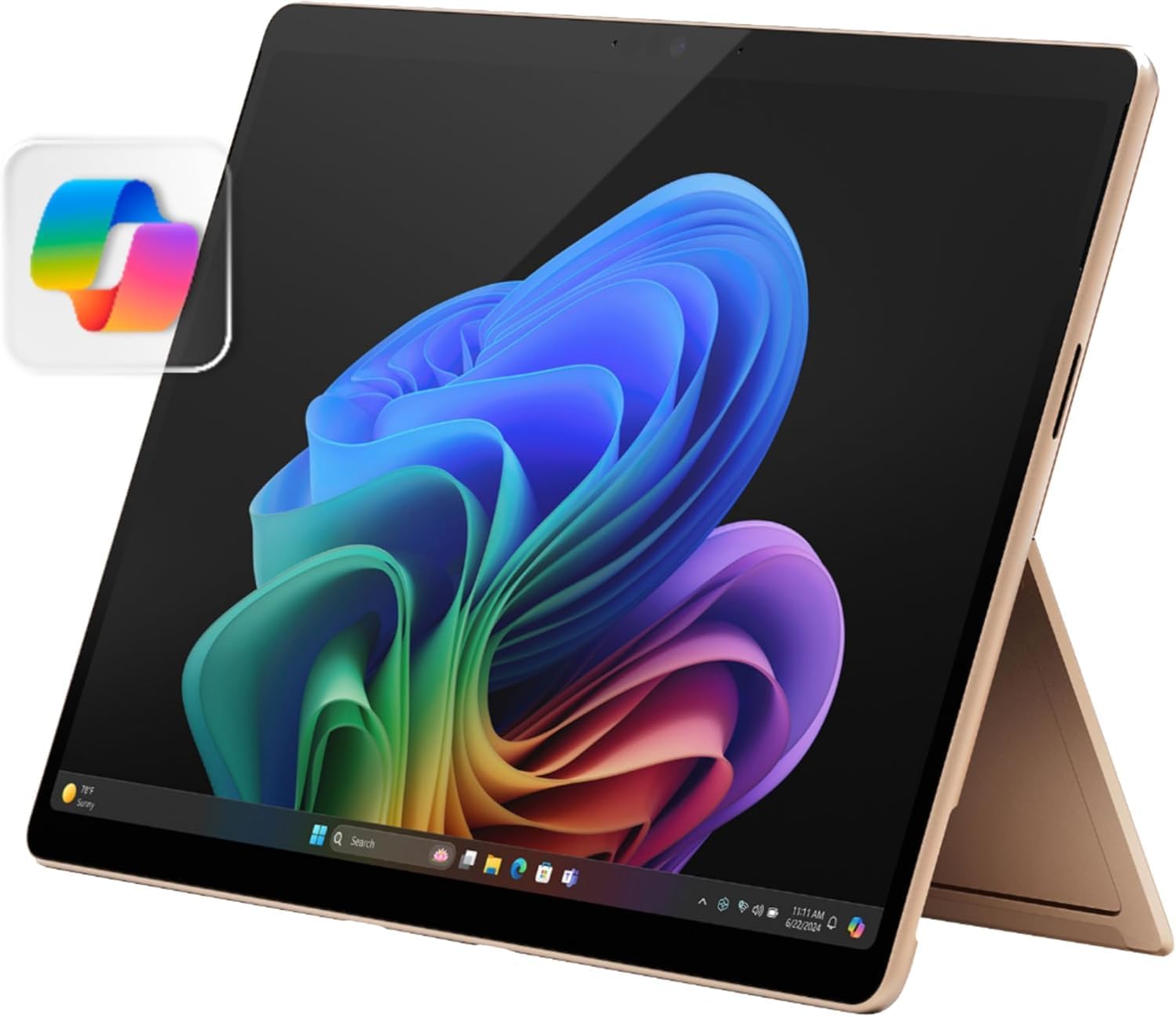 Microsoft Surface Pro 2-in-1 Laptop/Tablet (2024), Windows 11 Copilot+ PC, 13" Touchscreen Display, Snapdragon X Plus (10 Core), 16GB RAM, 512GB Storage, Sapphire
