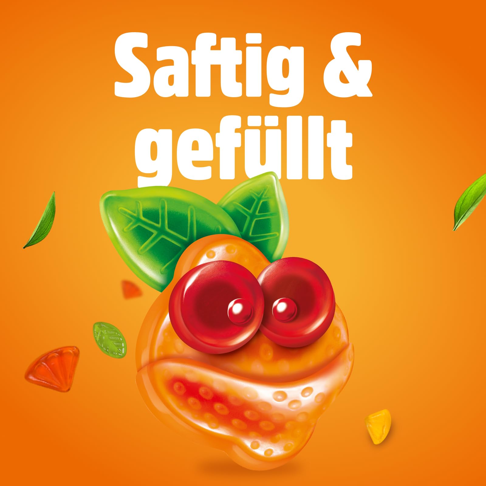 nimm2 Lachgummi Softies Rote Früchte – 1 x 225 g – Gefülltes Fruchtgummi mit Fruchtsaft und Vitaminen – Süßigkeit in sechs Geschmacksrichtungen