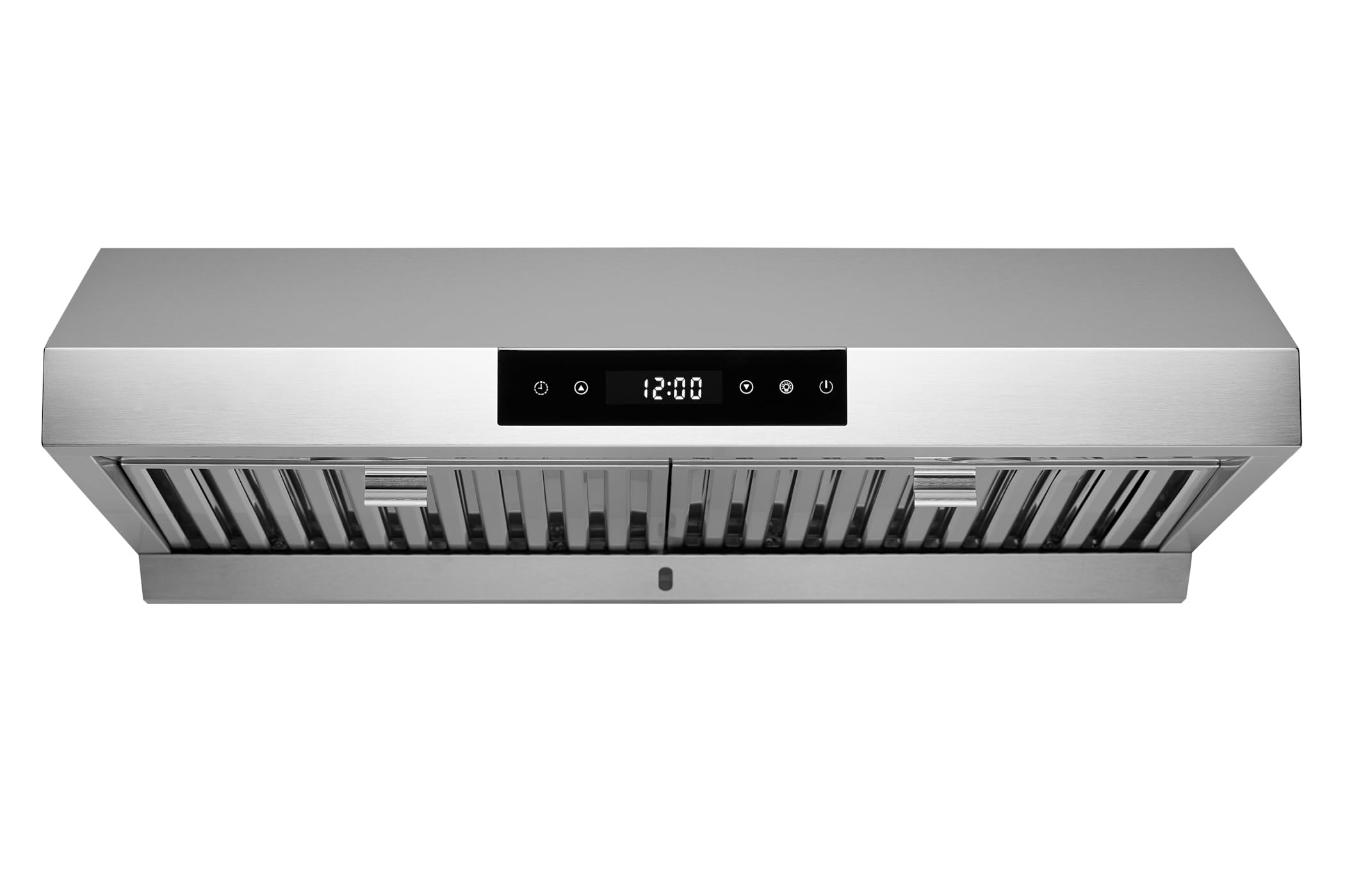 Hauslane Range Hood 30 Inch - Ducted Under Cabinet Range Hood 30" Stainless Steel Kitchen Hood, 6 Speed Vent Hood 30 Inches, Stove Vent Hood for Kitchen, Vent Hoods 30 Inch with LED - Chef Series PS18