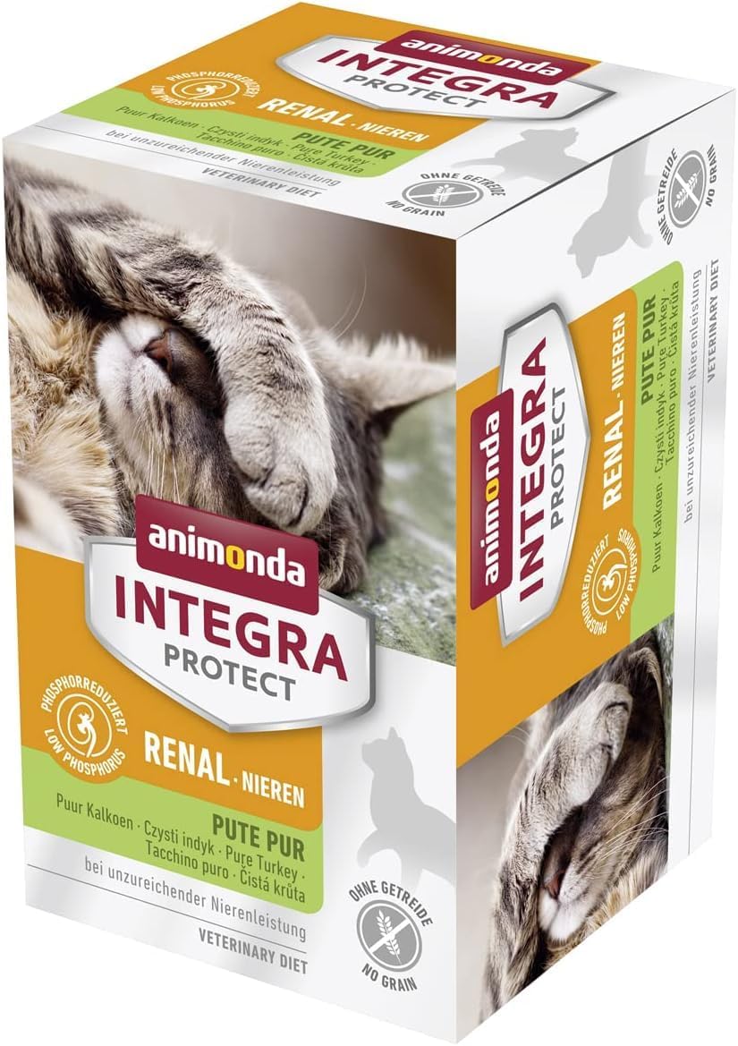 animonda INTEGRA PROTECT Sensitive Huhn Pur (16 x 100 g), Katzen Diätfutter bei Futtermittelallergie, sensitives Katzenfutter für allergische Katzen, Katzennassfutter ohne Getreide