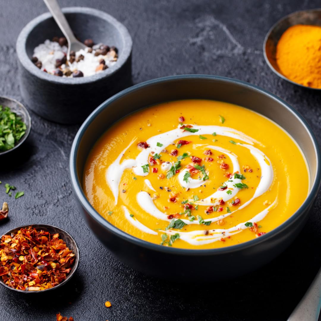 Kurkuma Pulver 1000g | fein gemahlene Kurkumawurzel in Bio-Qualität | Ideal zur Zubereitung einer Goldenen Milch, als Zugabe in Tee, asiatischen Gerichten, würzigen Suppen & Co | vom Achterhof