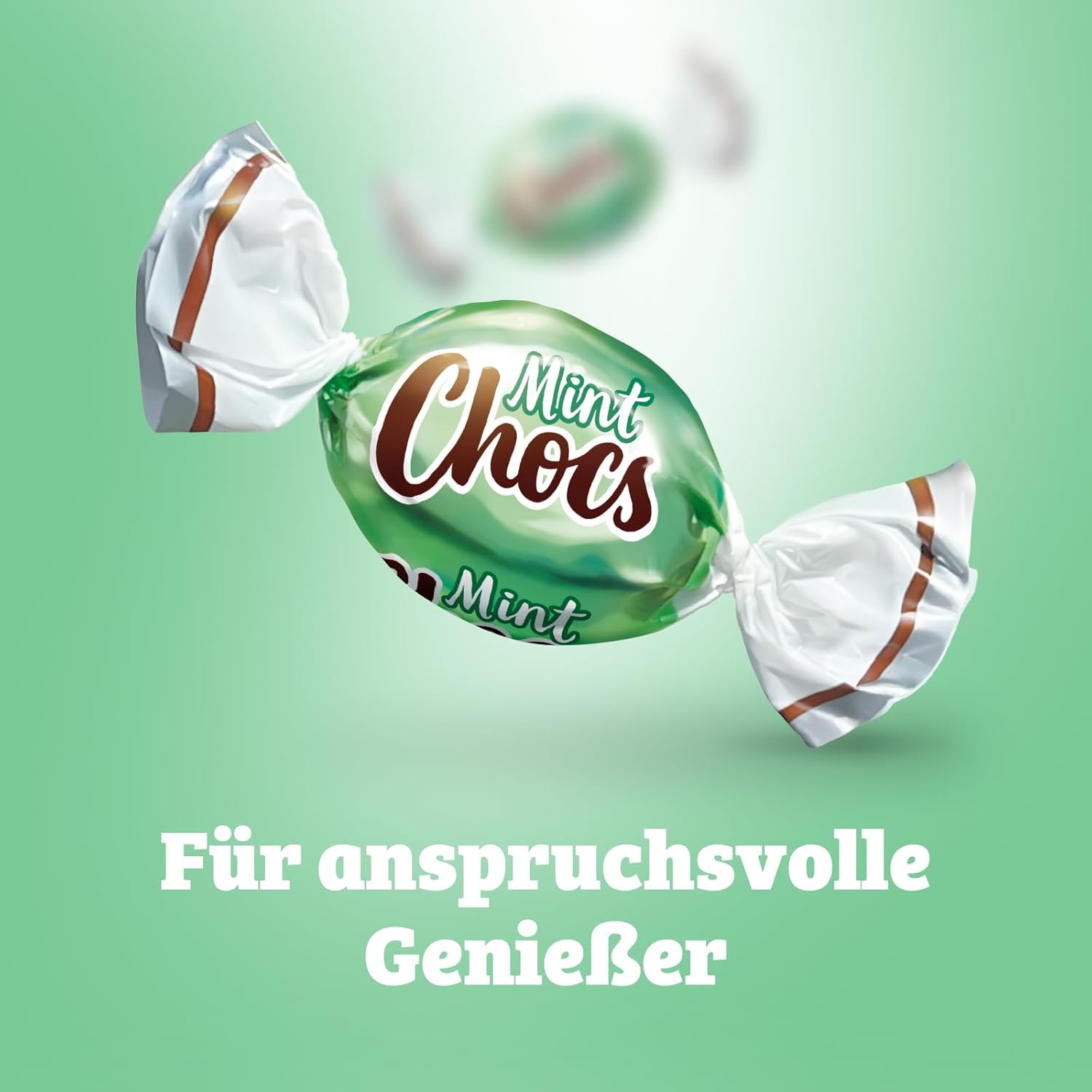 Schoko Toffees – 1 x 325 g – softe Toffee Kaubonbons mit feinherbem Schokoladenüberzug (30%) – Einzeln verpackte Süßigkeiten