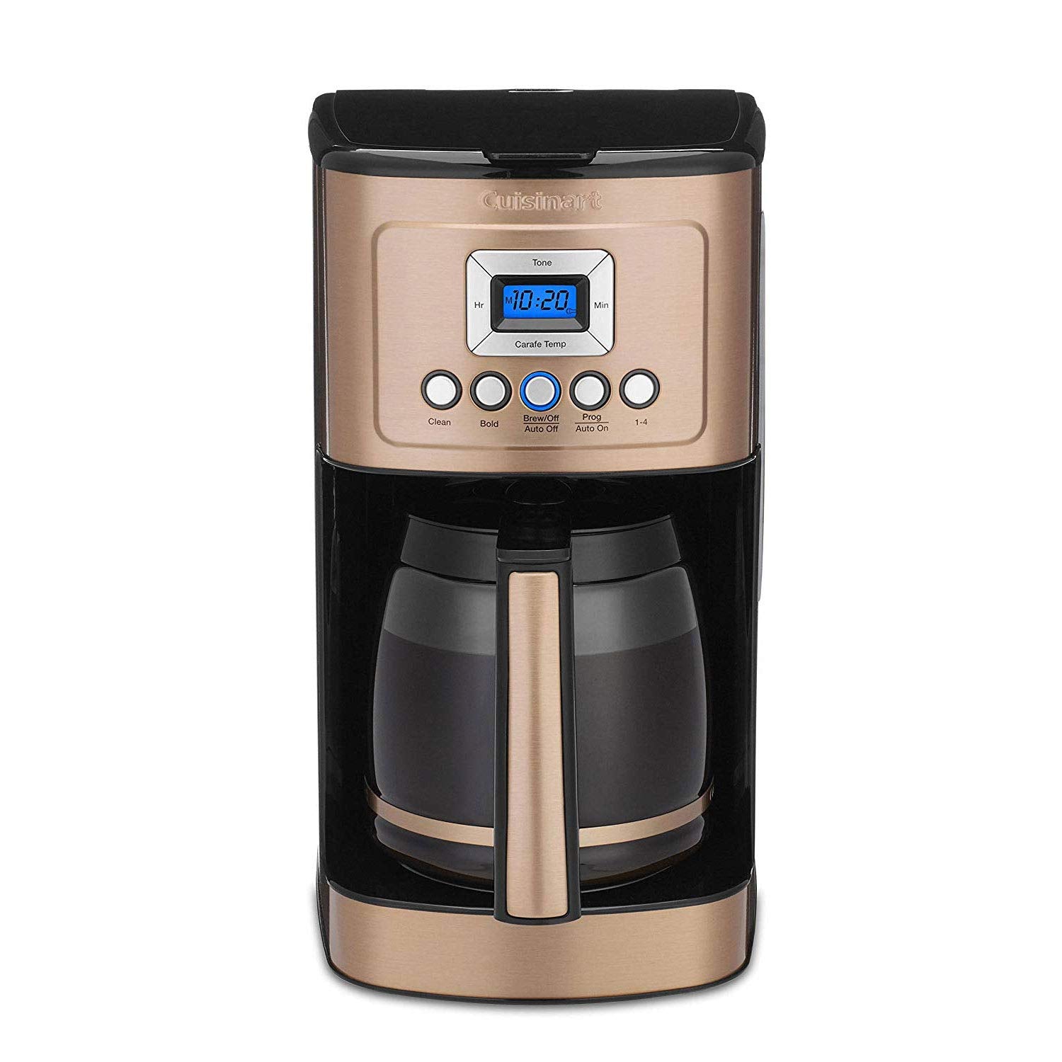 Cuisinart 14-Cup Coffee Maker, Programmable PerfecTemp Glass Carafe Coffee Machine with 1-4 Cup Setting, Brew Strength Control and Pause, Stainless Steel, DCC-3200NAS