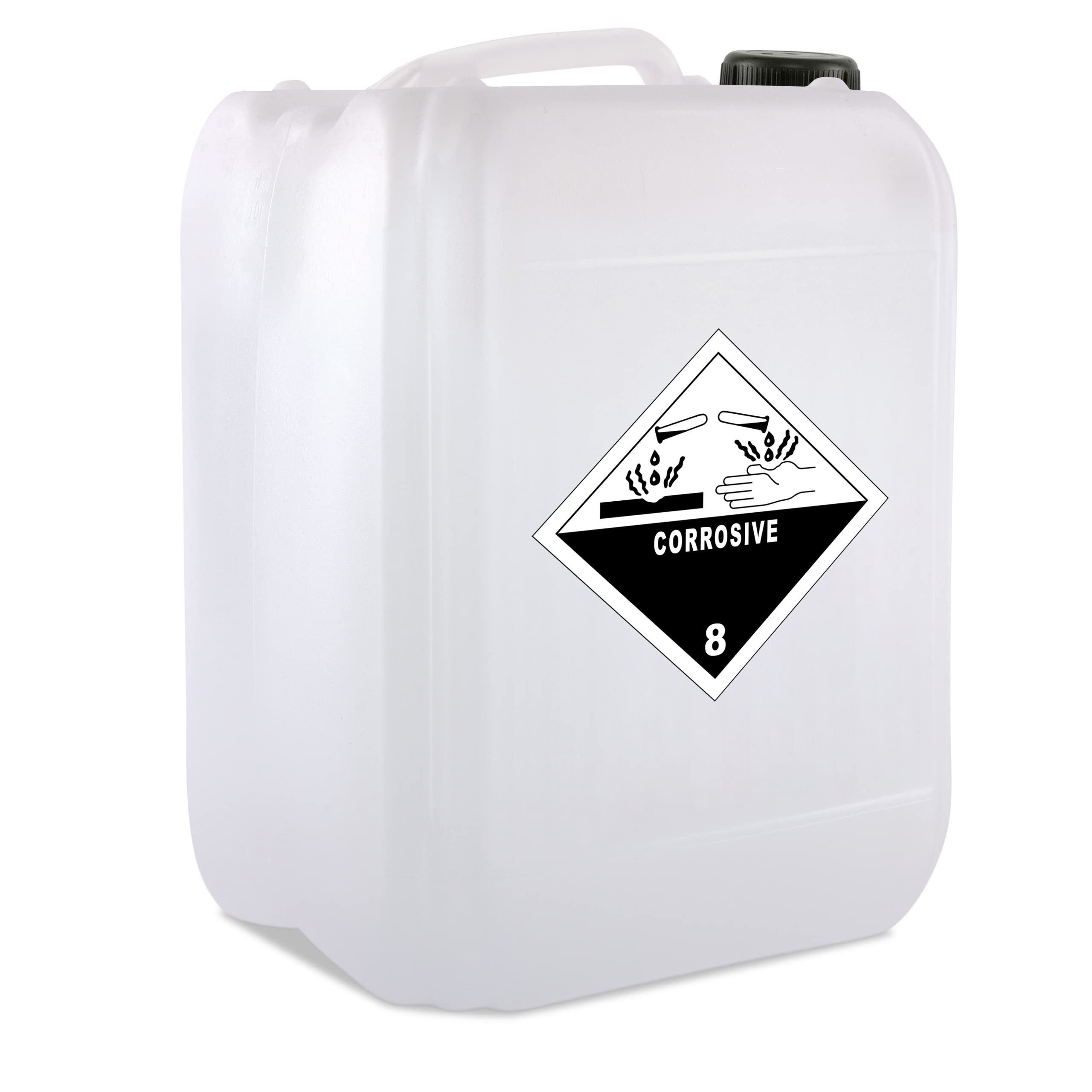 Höfer Chemie 2 x 10 L Essigsäure 60% - optimaler Reiniger und Entkalker - Premium Qualität Made in Germany - frisch abgefüllt im handlichen Kanister