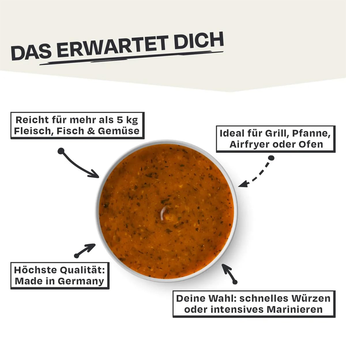 Grillmarinade der SizzleBrothers | 500ml #PremiumTrüffel | Flüssige Marinade für saftigeres & zarteres Fleisch im Vergleich zum BBQ Rub | Für Grillfleisch wie Steaks, Hähnchen, Pulled Pork & co.