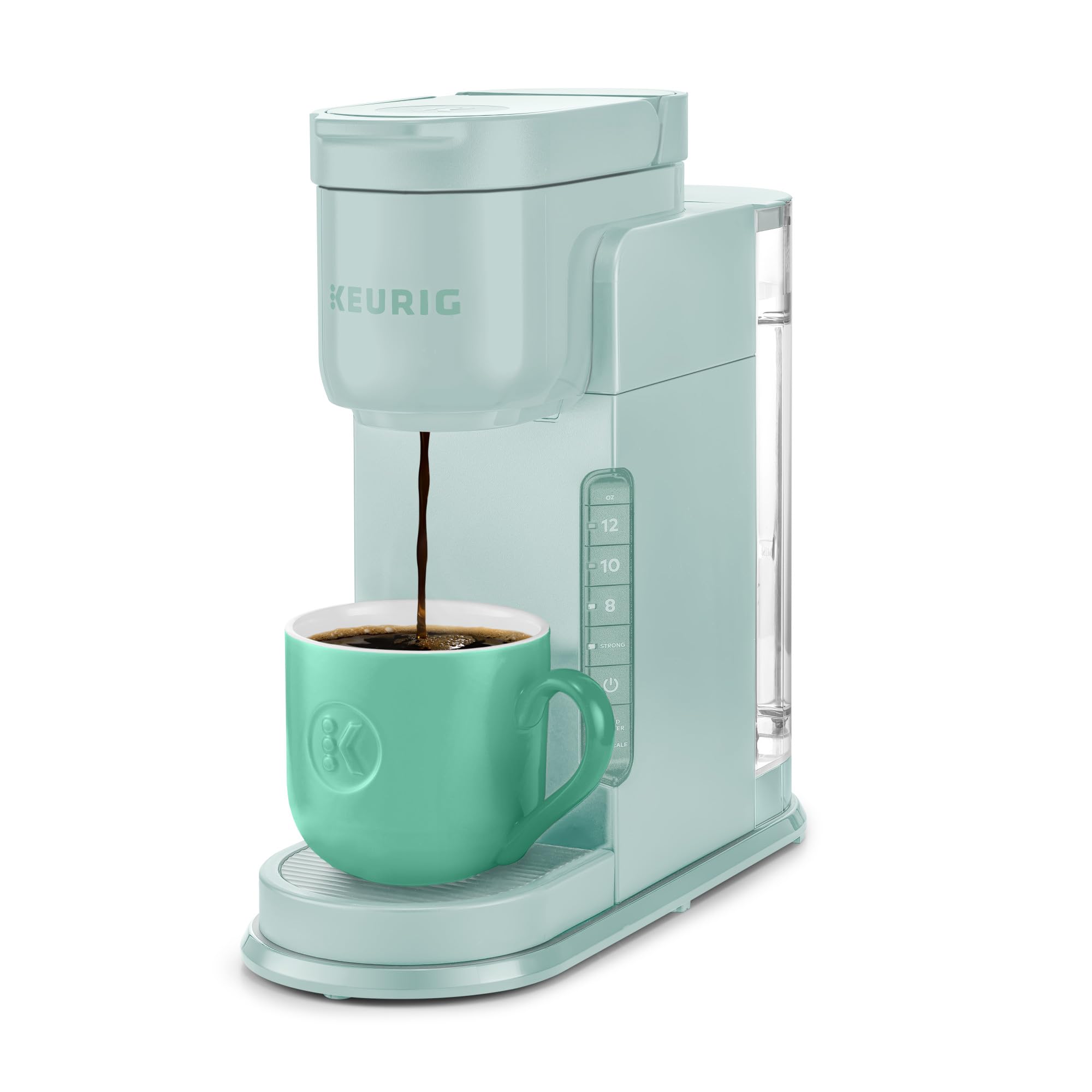 Keurig K-Express Single Serve K-Cup Pod Coffee Maker, 3 Brew Sizes, Strong Button Feature, 42oz Removable Reservoir, Warm Stone