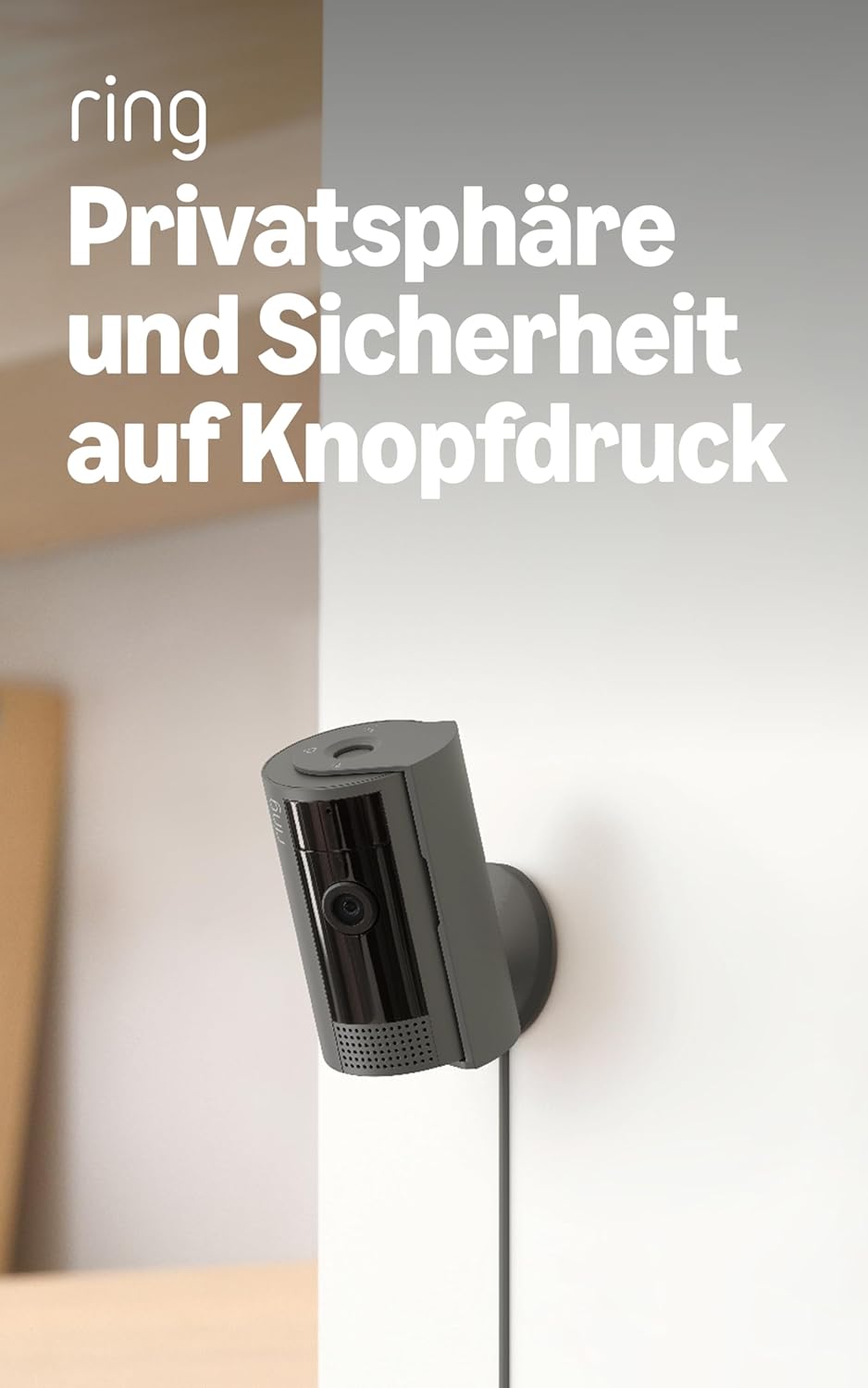 Ring Innenkamera (Indoor Camera 2. Gen.) | Überwachungskamera für den Innenbereich | 1080p-HD-Video, Privatsphäre-Sichtschutz, WLAN, ideal für Haustiere | Mini Sicherheitskamera zur Selbstinstallation
