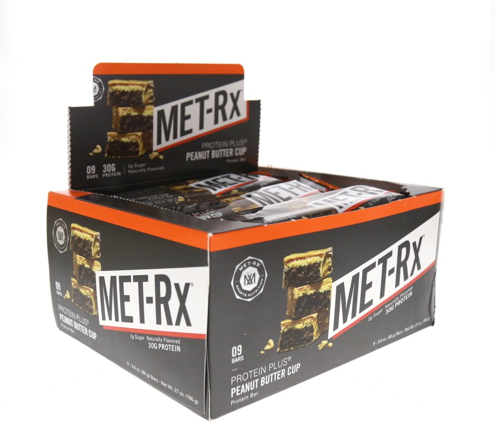 MET-Rx Big 100 Protein Bar, Meal Replacement Bar, 32G Protein, Super Cookie Crunch, 9 Bars (Pack of 1)