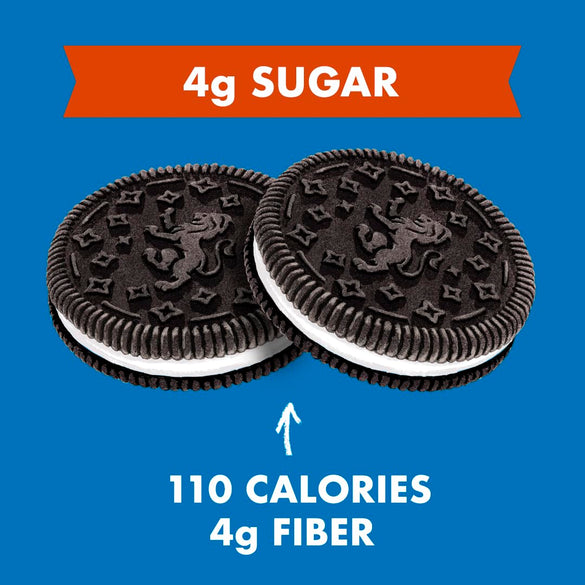 Rip Van LEOs - Cookies and Cream Sandwich Cookies - Low Sugar Snack Cookies - Low Carb Snack - Diabetic Snacks - 40 Low Sugar Cookies (10 Packs of 1.69oz)