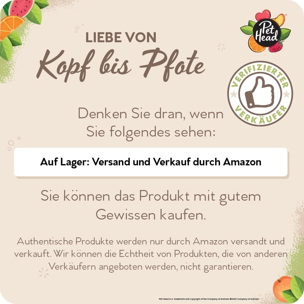 Pet Head Felin' Good Schaumshampoo ohne Ausspülen für Katzen | Zitronenbeeren-Duft | Pflegt & Beruhigt das Fell Ihres Katzens | Schnell & Einfach zu Bedienen | Sanfte Formel für Kätzchen | 200ml