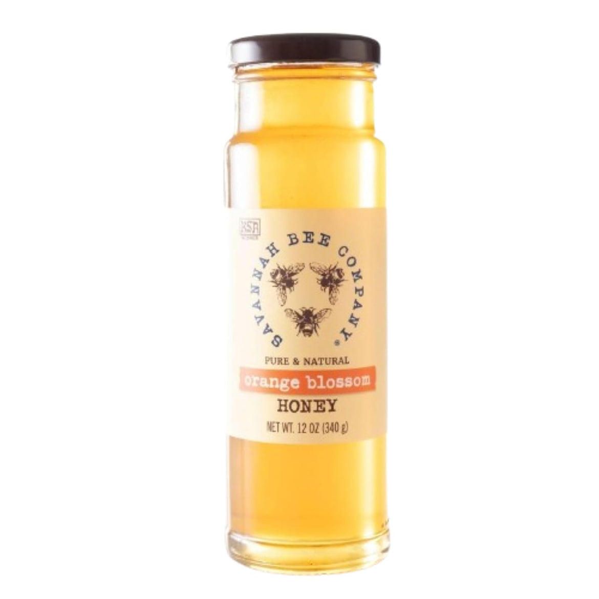 Savannah Bee Company Hot Honey Gluten Free and 100% Pure Honey Infused with Sweet Wildflower- Heat from Wildflower and Habanero Peppers 12 oz Squeeze Bottle