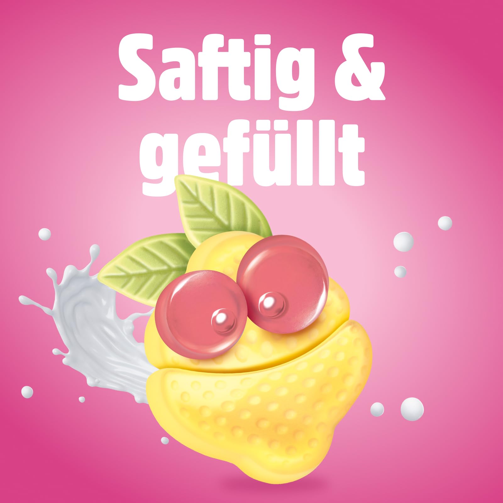 nimm2 Lachgummi Softies Rote Früchte – 1 x 225 g – Gefülltes Fruchtgummi mit Fruchtsaft und Vitaminen – Süßigkeit in sechs Geschmacksrichtungen