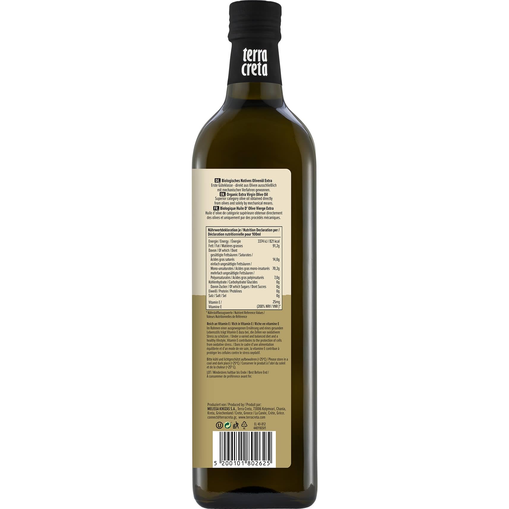 Terra Creta BIO - Extra natives Olivenöl (5 l Kanister)