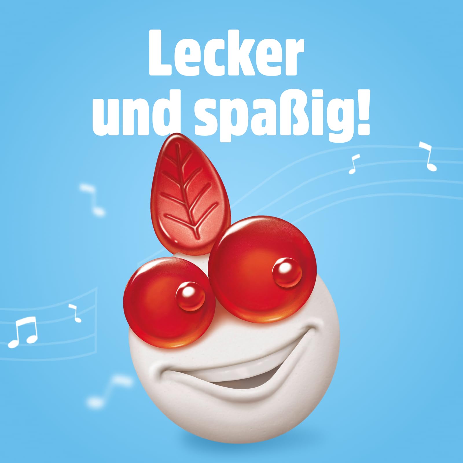 nimm2 Lachgummi Happies – 1 x 325 g – Fruchtgummis mit Fruchtsaft und Vitaminen – Süßigkeit in sechs Geschmacksrichtungen