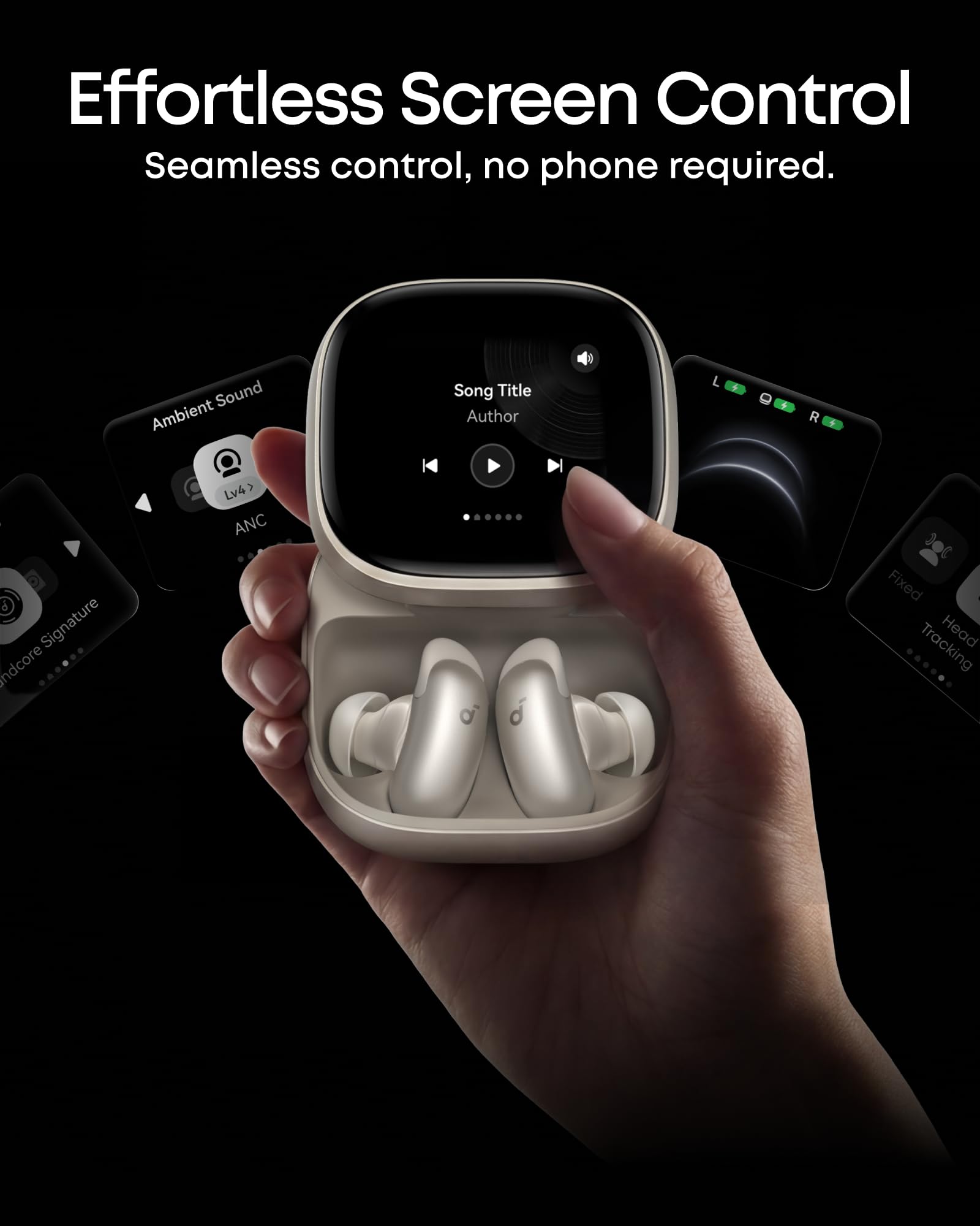Soundcore Liberty 5 Pro,Guinness World Records-Certified Call Quality,Anker Thus™ AI Chip,Active Noise Cancelling Wireless Earbuds,Crystal-Clear Calls for Commute,Noisy Environments