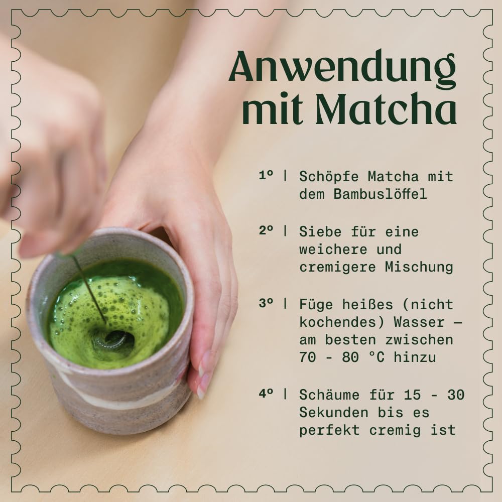 NaturaleBio Matcha Tee Pulver Bio - Premium-Qualität - 100g. Original Green Tea aus Japan. Japanischer ideal zum Trinken. Grüntee für Latte, Smoothies Getränk. Hergestellt in Uji, Kyoto.
