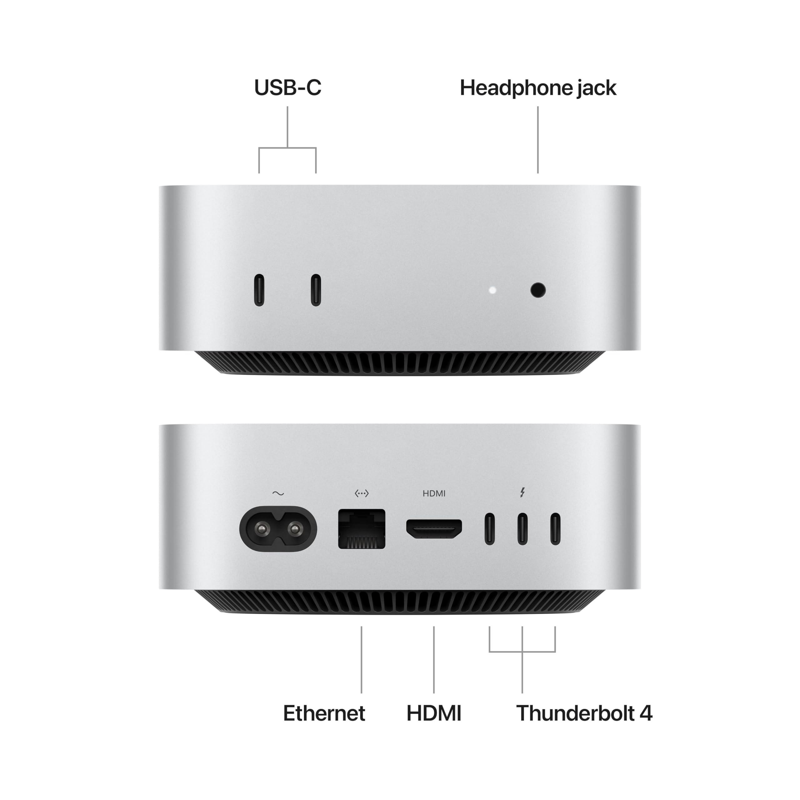 Apple 2024 Mac mini Desktop Computer with M4 chip with 10‑core CPU and 10‑core GPU: Built for Apple Intelligence, 16GB Unified Memory, 512GB SSD Storage, Gigabit Ethernet. Works with iPhone/iPad
