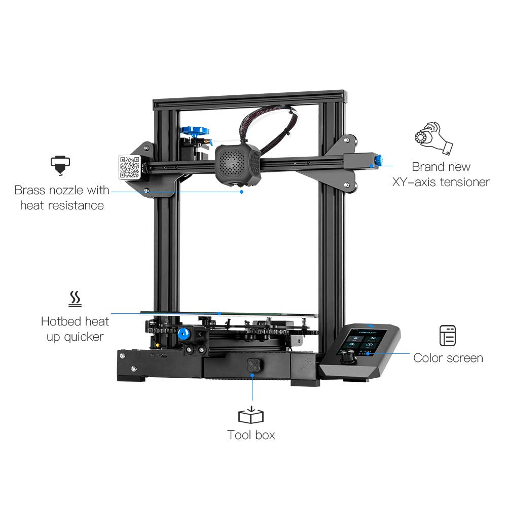 Creality Ender 3 V3 SE 3D Printer, 250mm/s Printing Speed DIY 3D Printers with CR Touch Auto Leveling, Sprite Direct Extruder Auto-Load Filament Dual Z-axis Y-axis, Printing Size 8.66x8.66x9.84 inch