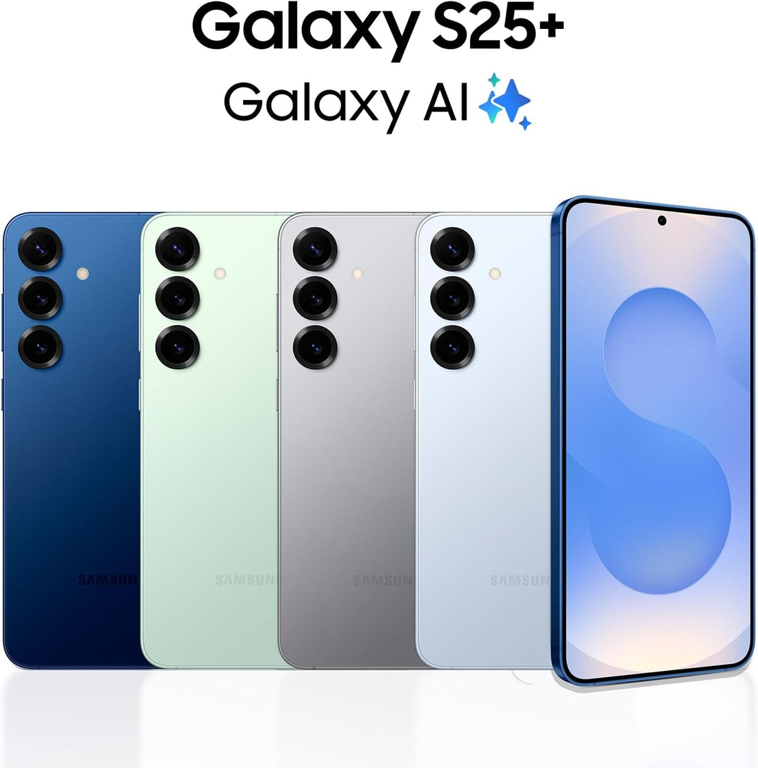 Samsung Galaxy S25+ Cell Phone, 256GB Smartphone, Unlocked Android, AI Night Mode Camera, Snapdragon 8 Elite Fast Processor, ProScaler Display, 4900mAh Battery, 2025, US 1 Yr Warranty, Navy