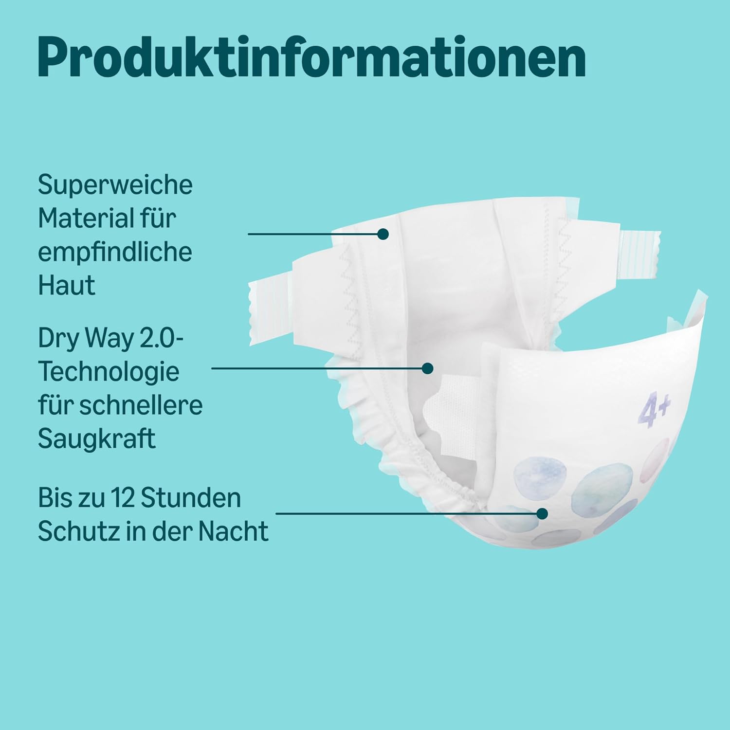 By Amazon Ultra Dry Windeln Größe 5 (10-16 kg) - MONATSBOX, Weiß, 152 Stück (2 Packungen mit 76) (Früher Unter Der Marke Mama Bear, Identisches Produkt)