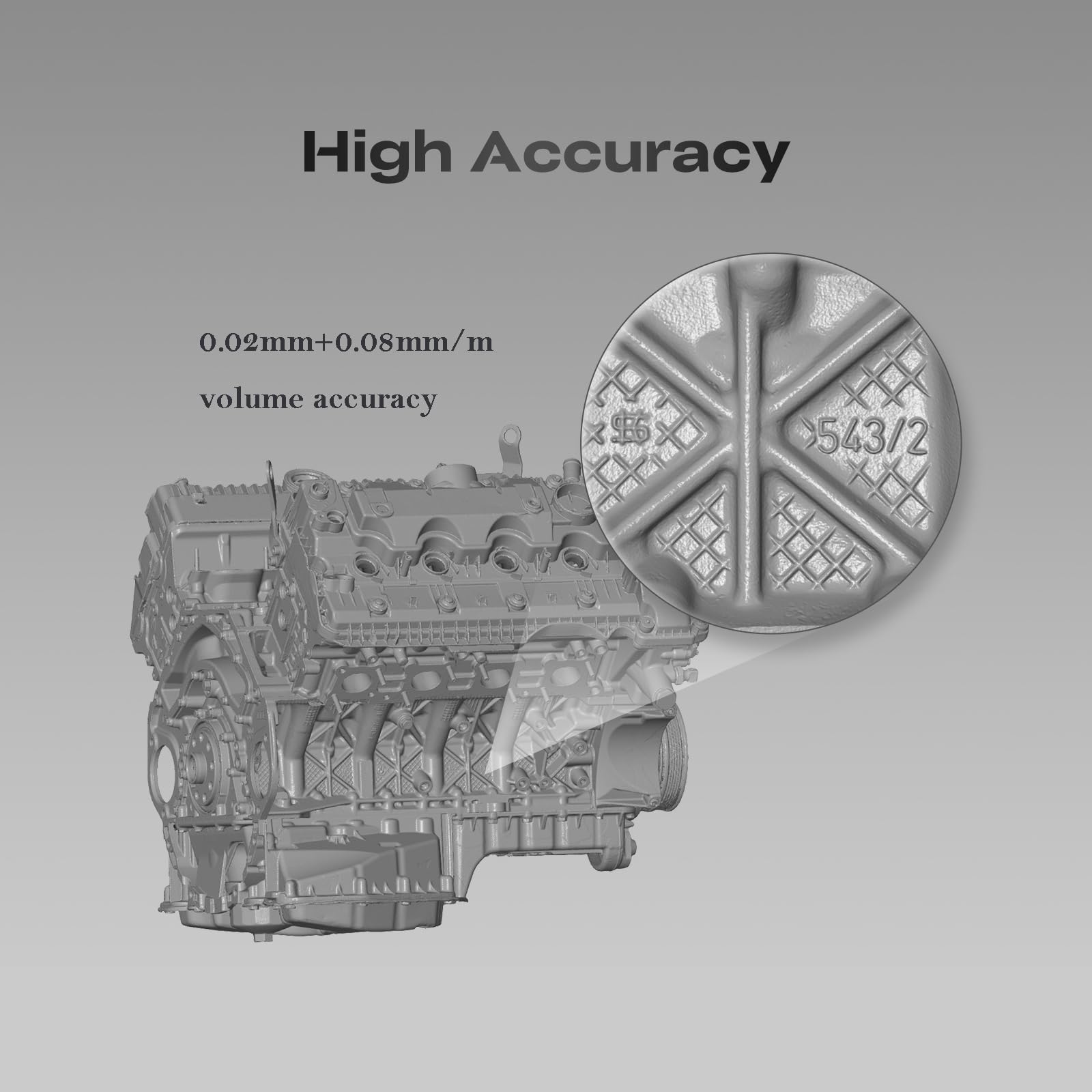 Creality 3D Scanner Sermoon S1 and Scan Bridge Wireless Scanning | 0.02mm High-Precision 34+7+1 Blue Laser & Structured Light | Up to 4.6M Measurements/s | Color Texture Mapping | Indoor & Outdoor Use
