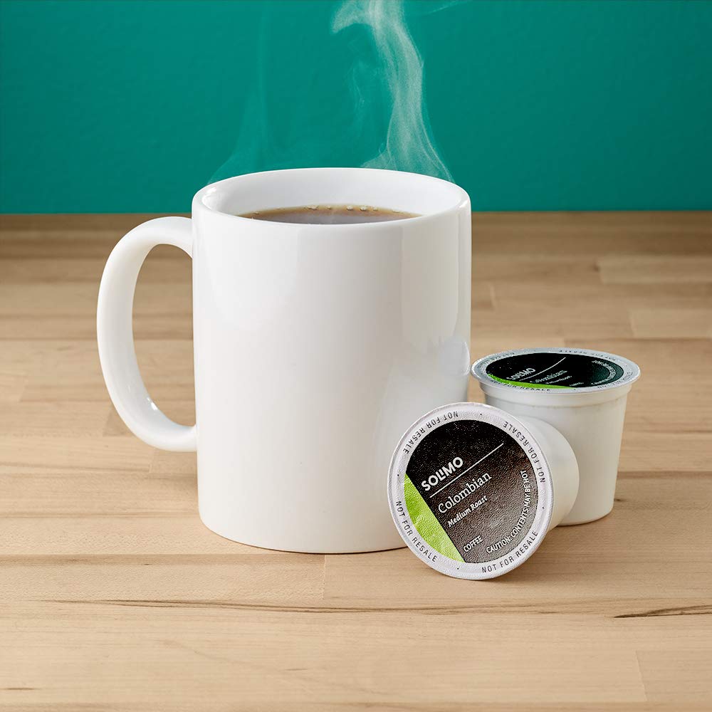 Amazon Brand - Solimo Dark Roast Coffee Pods, Compatible with Keurig 2.0 K-Cup Brewers, 100 Count (Pack of 1)