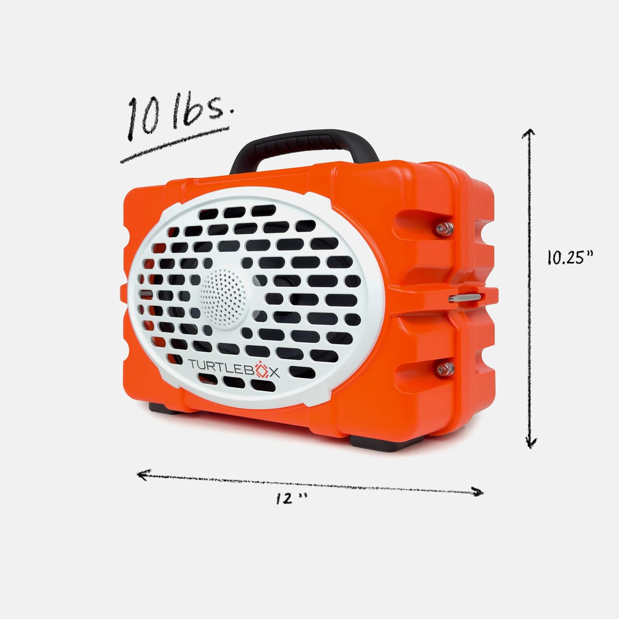 Turtlebox Original Gen 3: Portable Outdoor Bluetooth Speaker – Ultra-Loud (120dB), Waterproof (IP67), Rugged, Impact-Resistant, 3-Day Battery | Party Mode: Unlimited Pairing for Stereo Sound, Tan