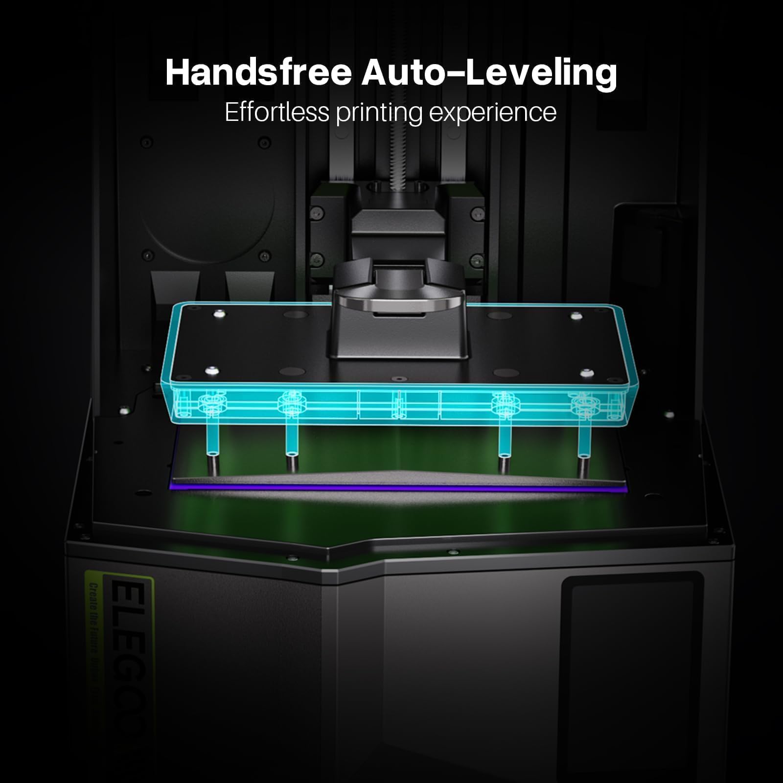 ELEGOO Saturn 4 Ultra 16K Resin 3D Printer, 10" 16K Mono LCD Resin Printer with Smart Mechanical Sensor, Heated Resin Tank, Auto-Leveling, 150mm/h Fast Printing, Print Size 8.33 × 4.66 × 8.66 Inch