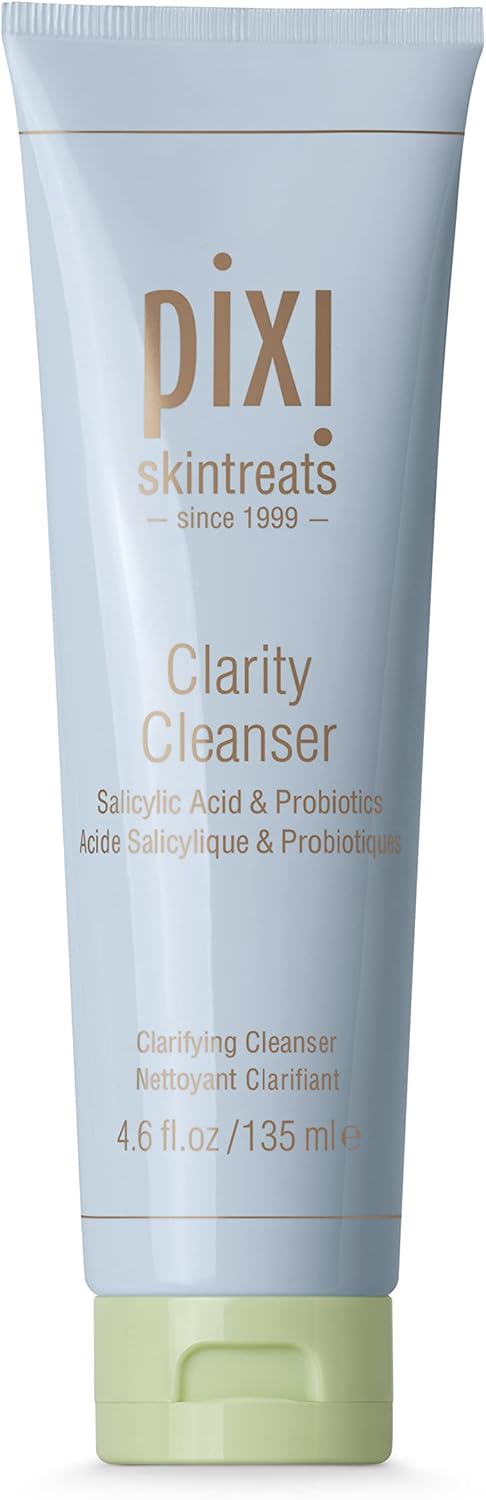 Pixi Beauty Clarity Cleanser | Gentle & Effective Facial Cleanser | Helps Minimize Pores | Promote A Clearer, Healthier Complexion | 4.6 Fl Oz