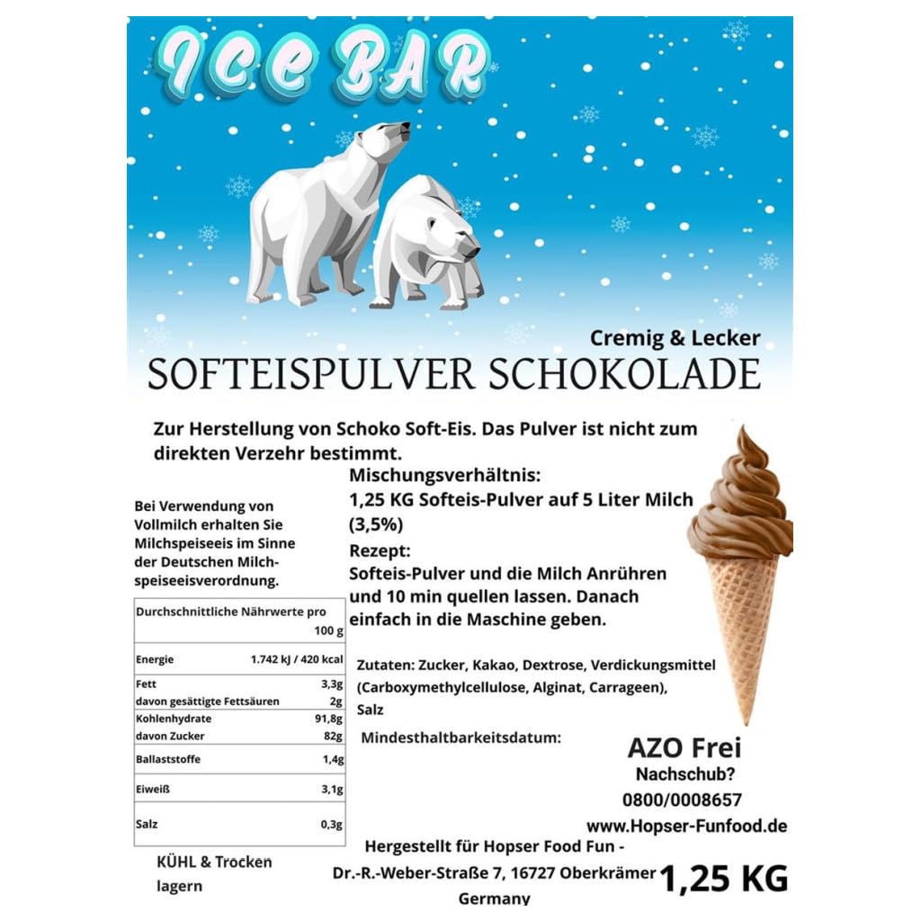 Ice Bär Softeispulver (Vanille)
