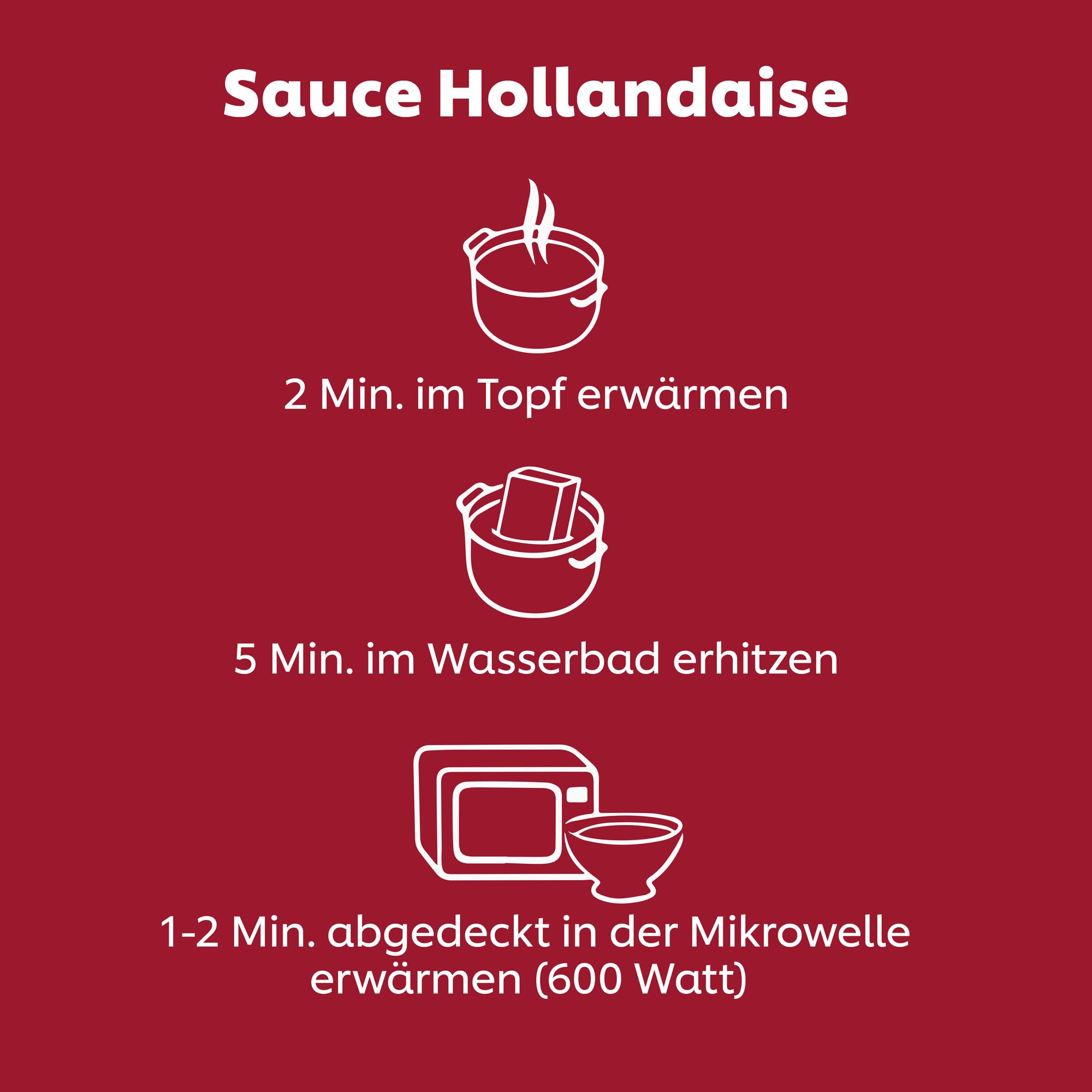 Lukull Sauce Lukull Hollandaise besonders cremige Sauce zu Spargel, Gemüse, Fleisch und Fisch, 250 ml tafelfertige Sauce 12 Stück