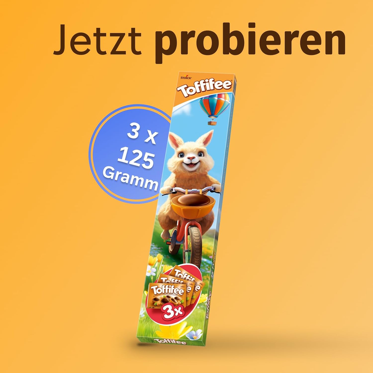 Toffifee White Chocolate – 1 x 125 g – Haselnuss in Karamell mit heller Creme und weißer Schokolade – ideal zum gemeinsamen Naschen und Teilen