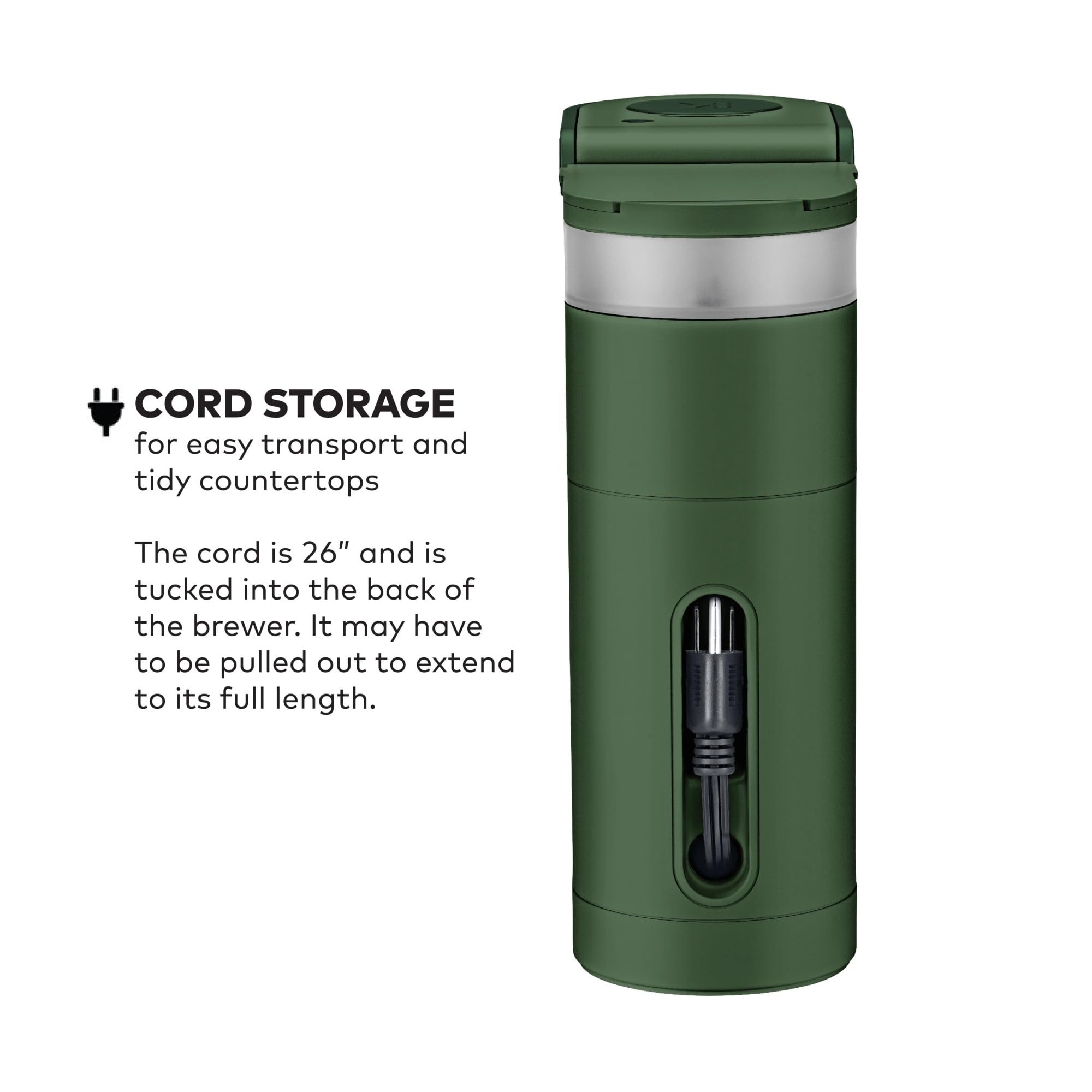 Keurig K-Mini Single Serve K-Cup Pod Coffee Maker, 6 to 12oz Brew size, with Cord Storage, Perfect for Small Spaces, Black